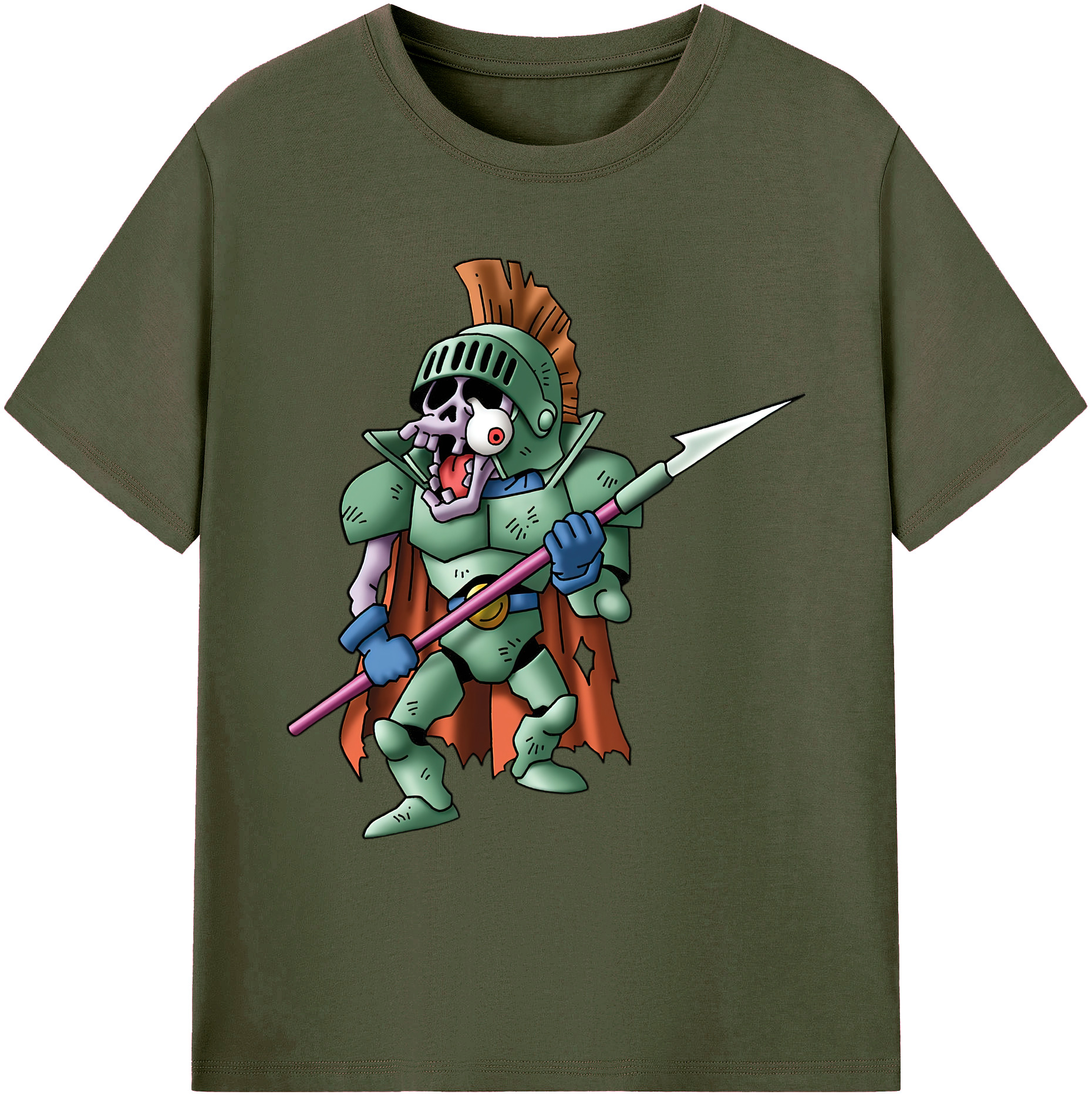 （画像用） ドラゴンクエスト Doragon Kuesuto Dragon Quest 綿100％ メンズ半袖Tシャツ｜肌触りやわらか＆通気性